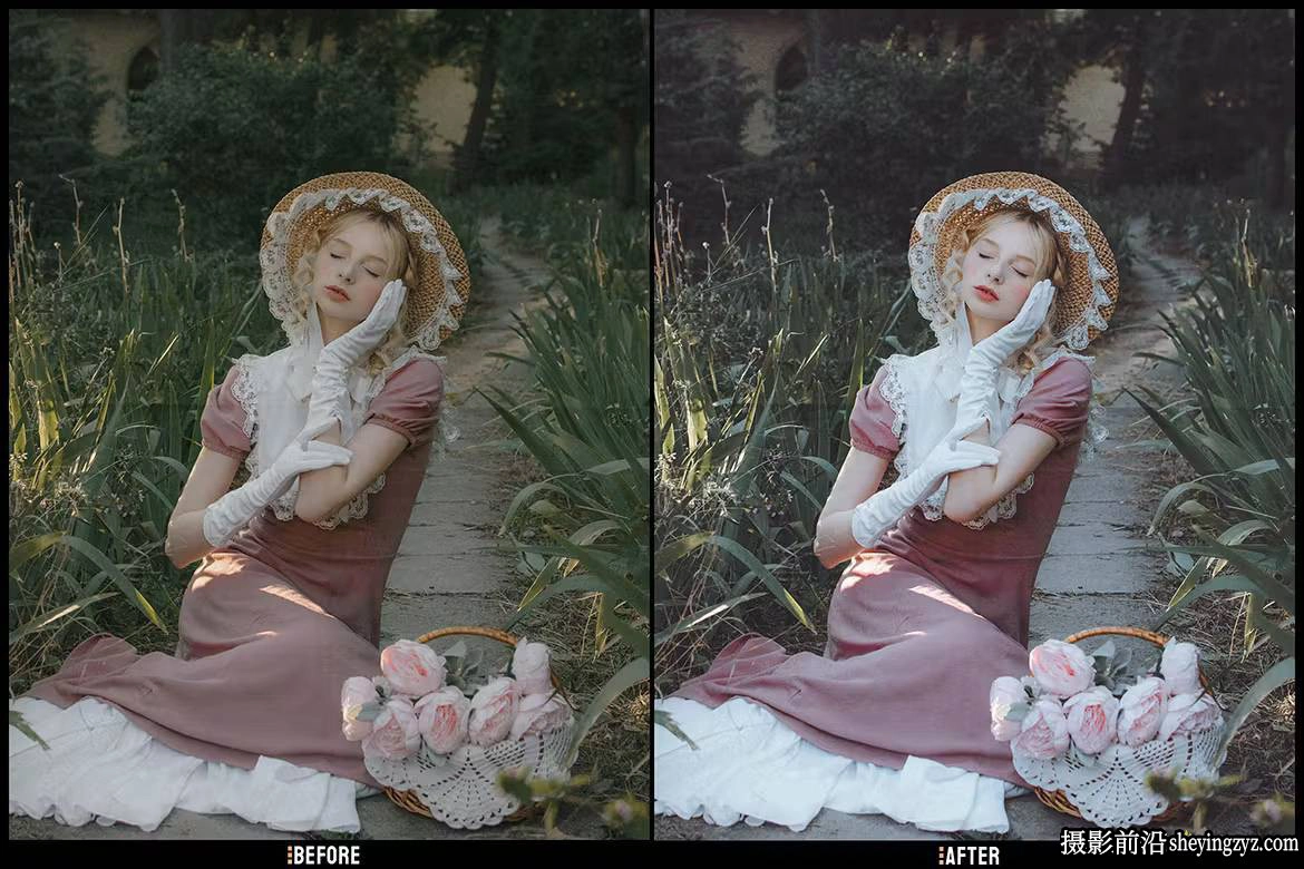 10种复古电影胶片人像后期调色Lightroom预设Camera Raw预设