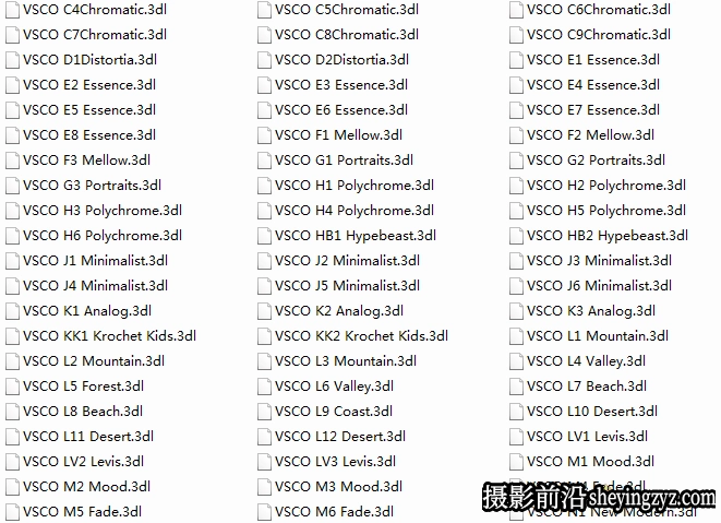 VSCO全滤镜PS调色插件面板|超全600多种VSCO胶片WINX64