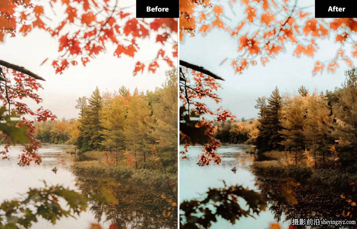 6种秋季电影风光摄影后期Lightroom预设及photoshop预设