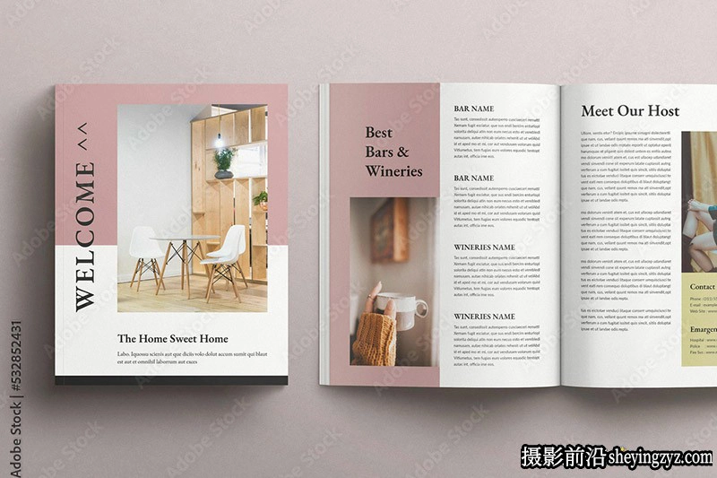 杂志版式设计排版布局InDesign模板