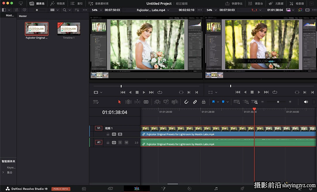DaVinci Resolve Studio 19 for mac v19.1.4中文正式版