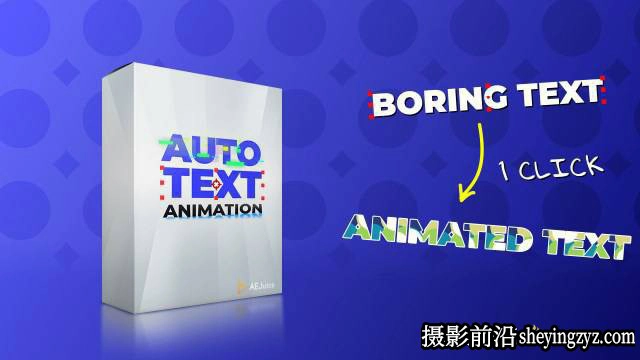 AE模板-文字标题字幕动画 AeJuice – Text Animation