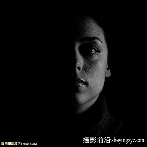 如何拍摄经典黑白独眼人像