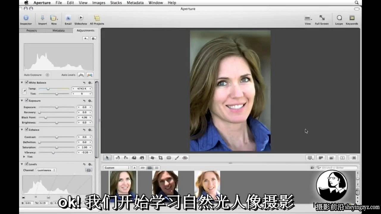 Derrick Story外拍自然光人像摄影布光教程(人工翻译中文字幕)
