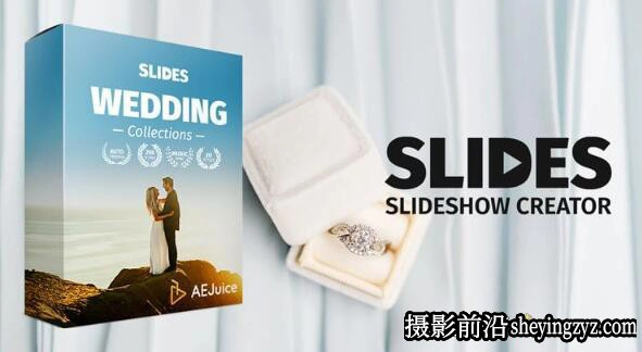 AE模板-婚礼视频相册转场片头AeJuice Slides Wedding Collection