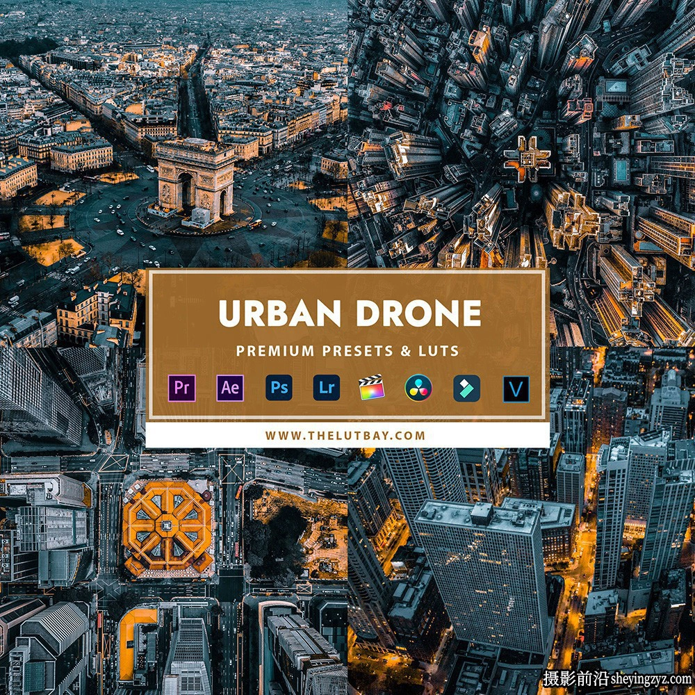 终极无人机风光灰片还原LUT预设Thelutbay-Drone bundle12套完整版