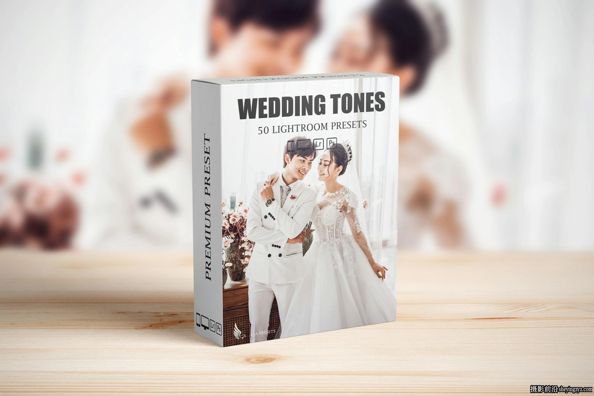 50组电影胶片婚礼人像摄影后期调色Lightroom预设PS预设