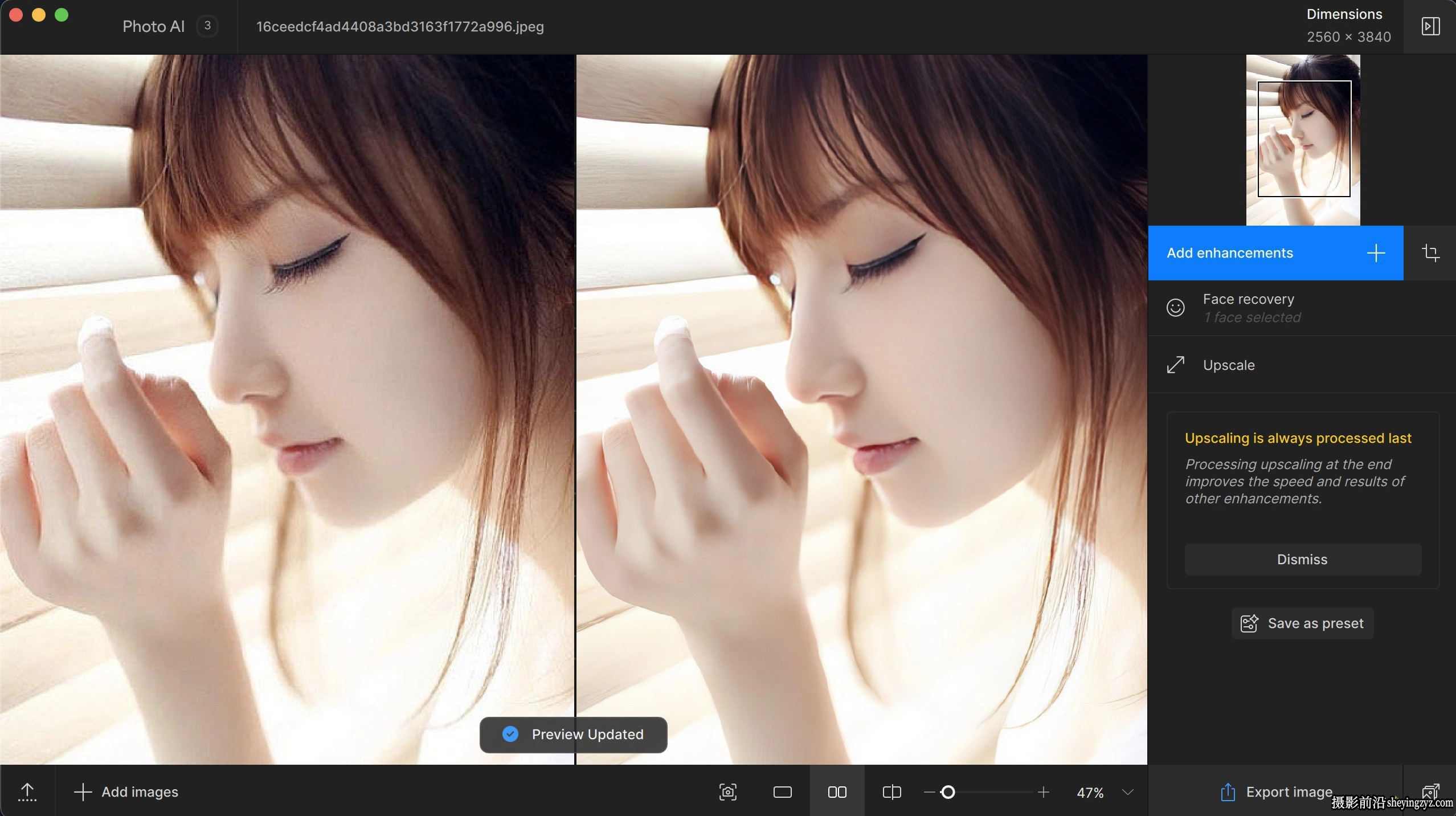 Topaz Photo AI for mac v3.2.0英文版 AI图像放大降噪锐化插件附模型