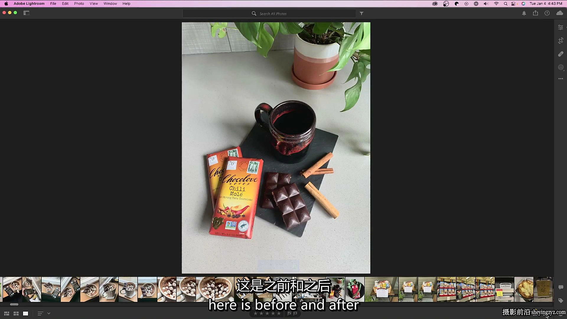 Tabitha Park 完整的美食产品摄影布光,设备,造型及后期编辑教程-中英字幕