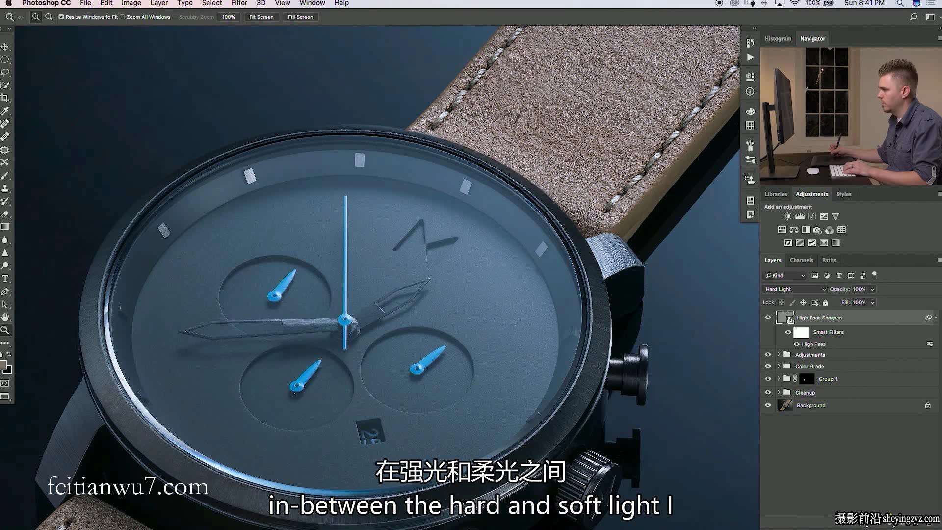 Fstoppers-摄影师Brian RodgersJr高端产品摄影布光及合成教程-中英字幕