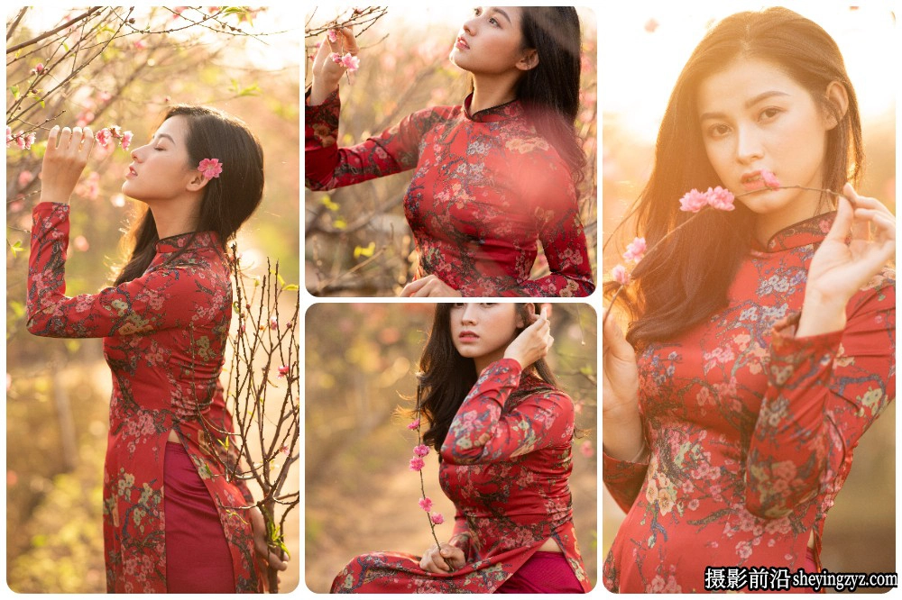 桃花庵古风人像摄影未修RAW原图素材5张