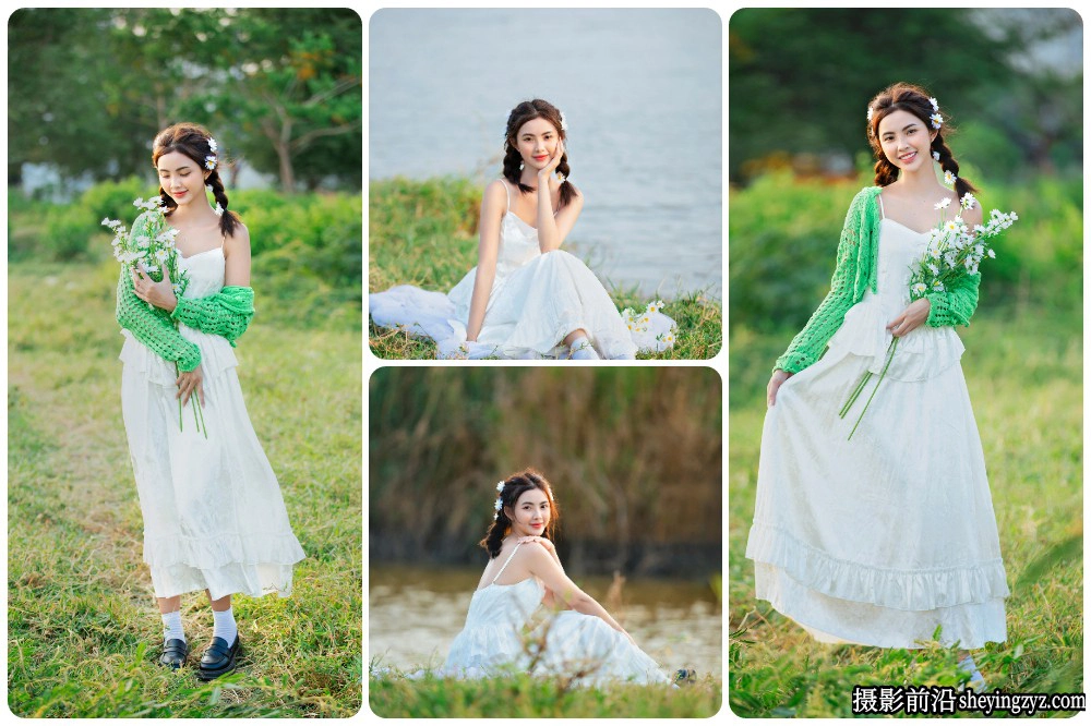 户外美女写真人像摄影未修RAW原图10张
