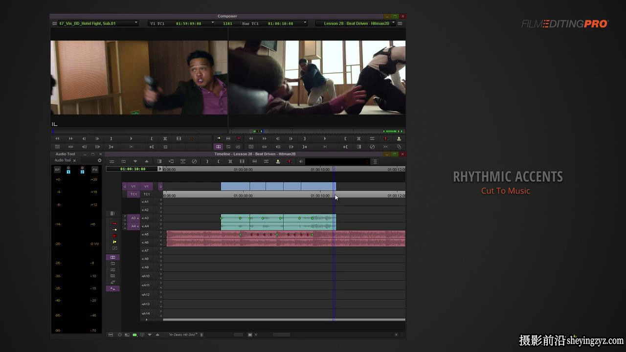 Film Editing Pro 专业电影预告片剪辑艺术完整教程-中英字幕