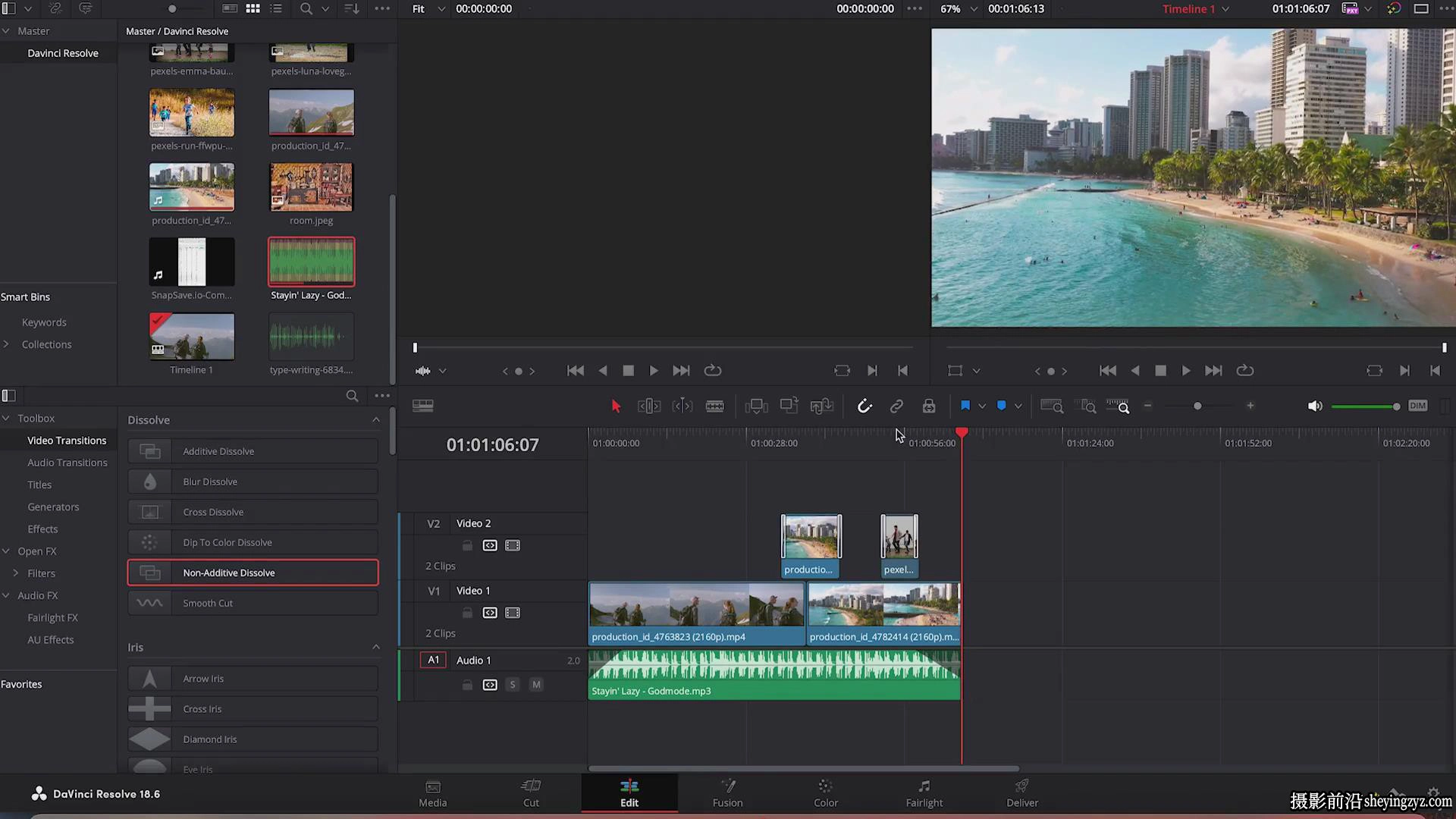 Davinci Resolve 18-初学者完整指南入门教程-中英字幕