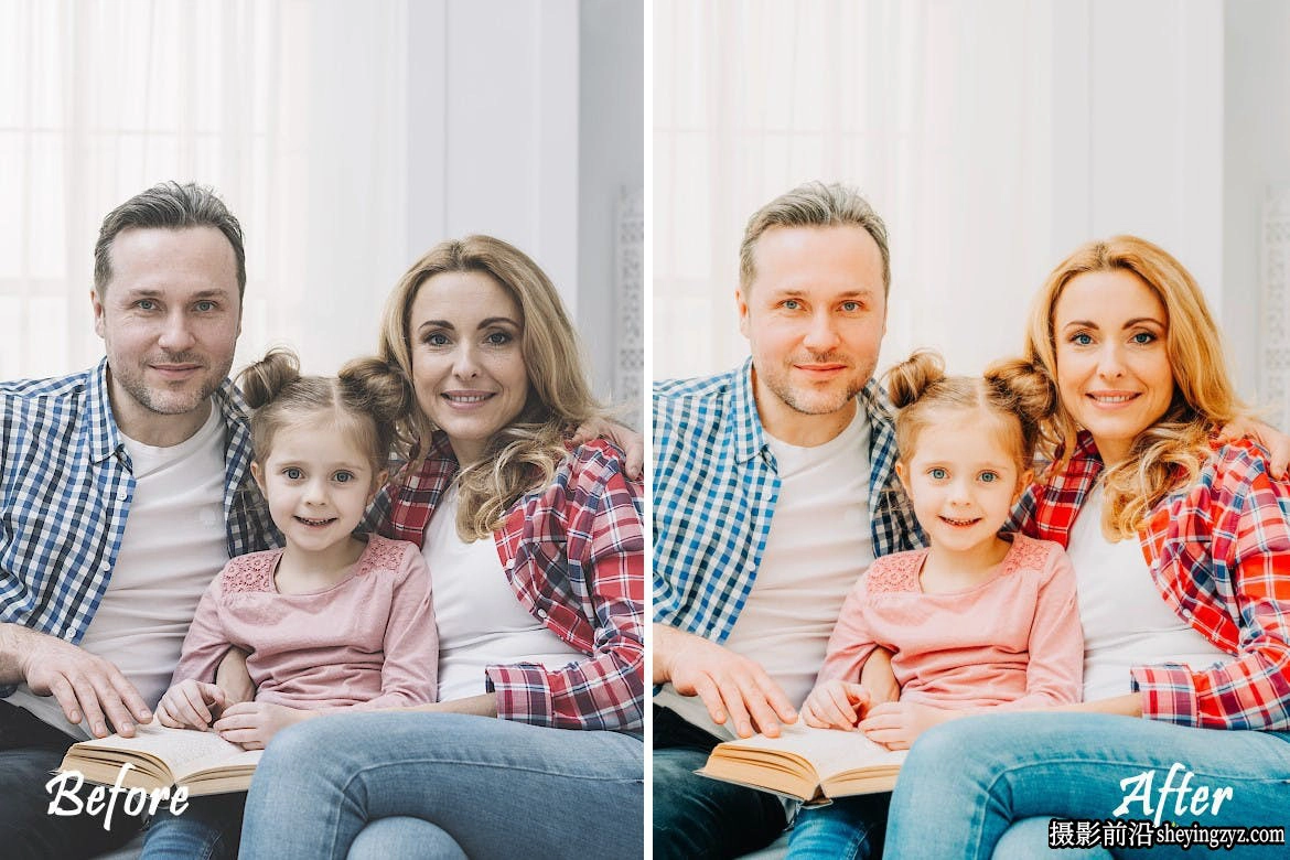 10种温暖家庭人像摄影后期调色LR预设 Family Lightroom Presets