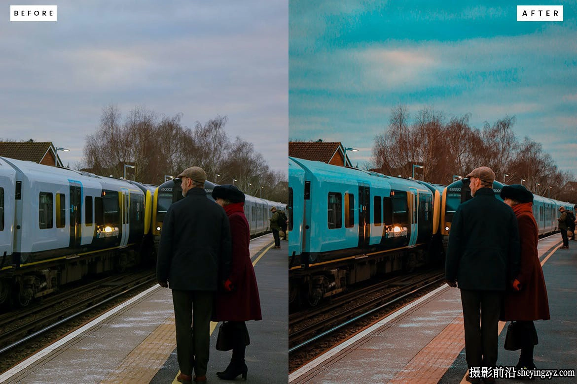 旅拍电影色彩人像后期调色LR预设 Train Outcast Lightroom Presets