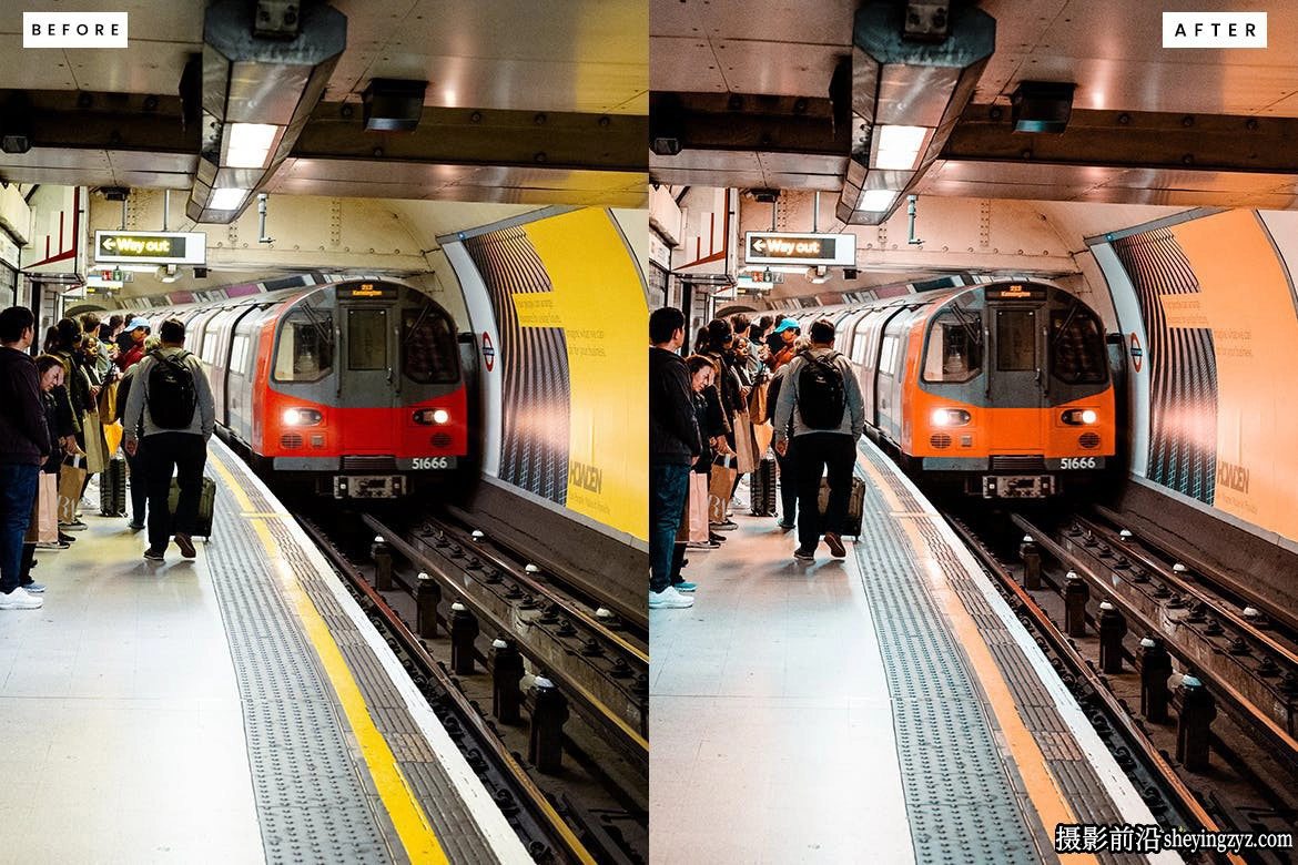 旅拍电影色彩人像后期调色LR预设 Train Outcast Lightroom Presets