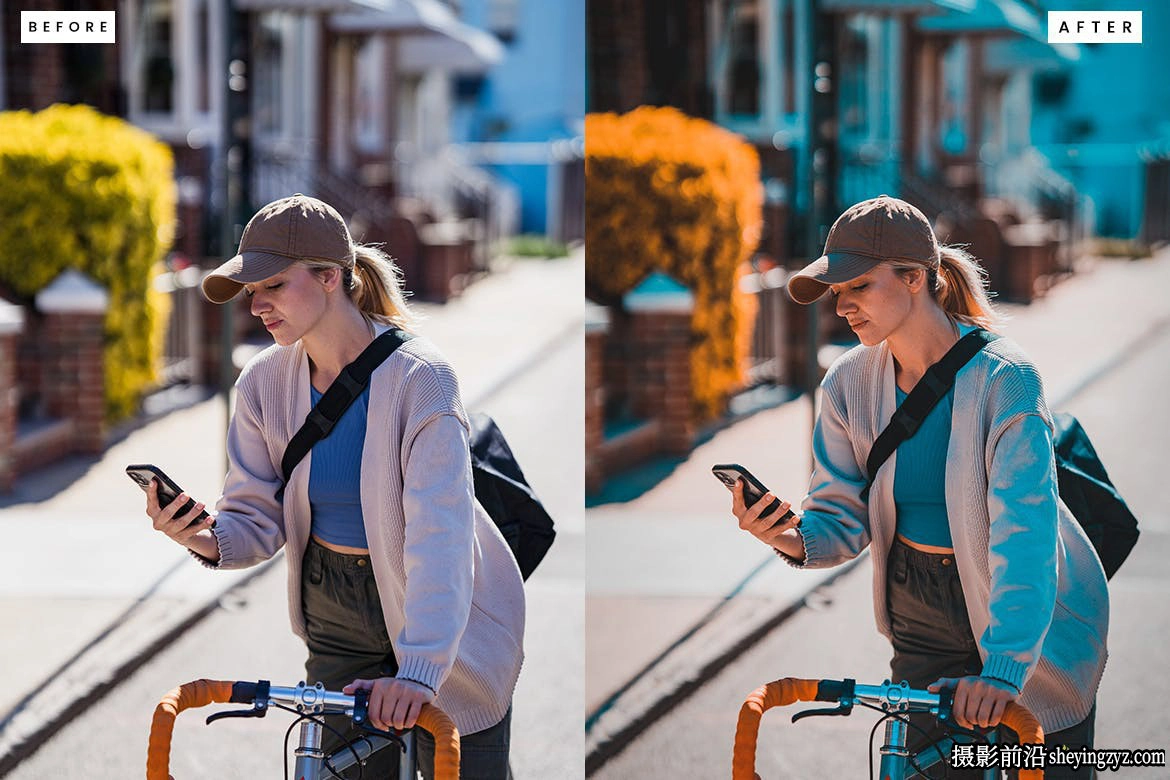 10种秋季旅拍青橙色调后期调色LR预设 Fall Lightroom Presets