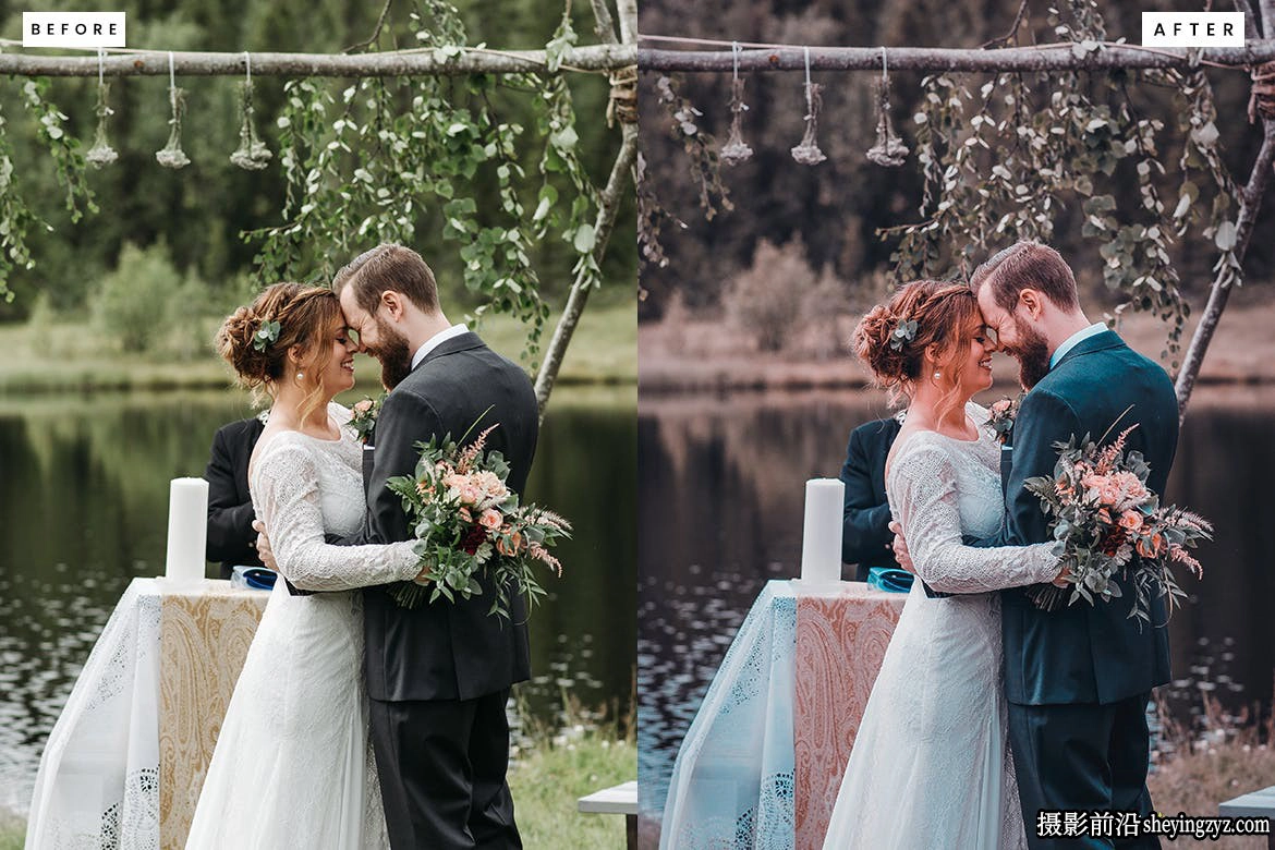 复古电影婚礼胶片人像LR预设 Vintage Wedding Lightroom Presets