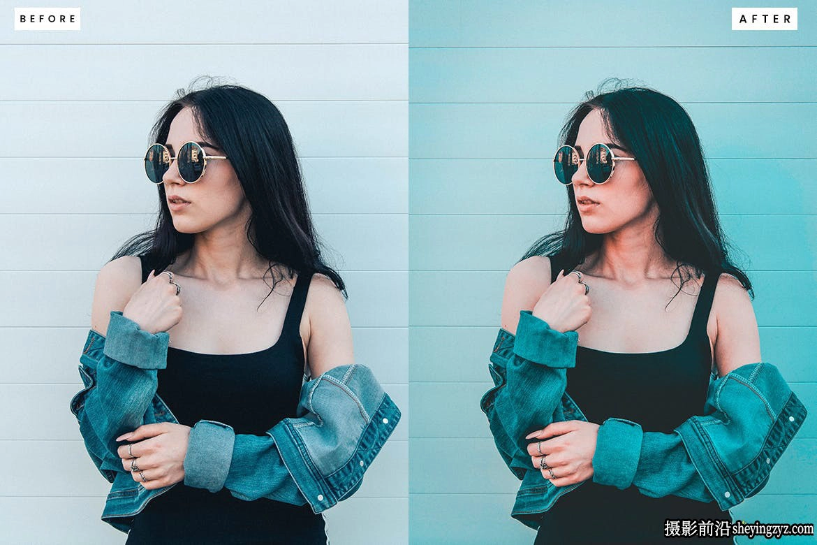 旅拍蓝绿色电影胶片风光LR预设 Rockabilly Lightroom Presets