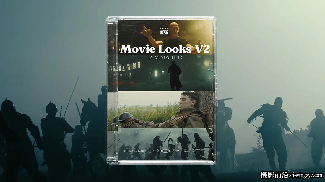Cinegrams-10个标志性电影外观第二季完整版LUT预设 Movie Looks V2 Video LUTs