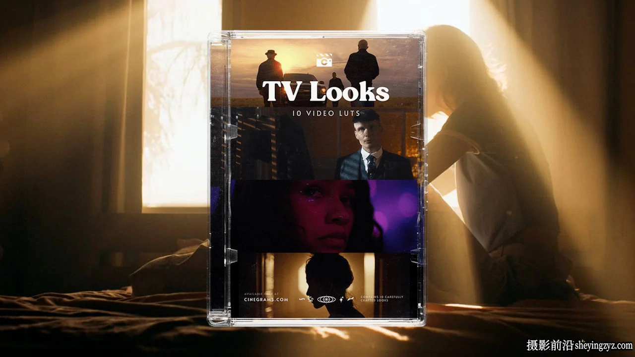 Cinegrams – 10个复古电影电视节目完整版LUT调色预设 TV Looks Video LUTs