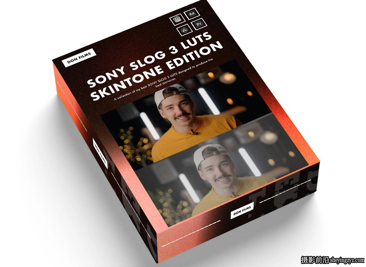 索尼SLOG3电影调色LUT预设Alexandru Don-SONY SLOG 3-SKINTONE EDITION