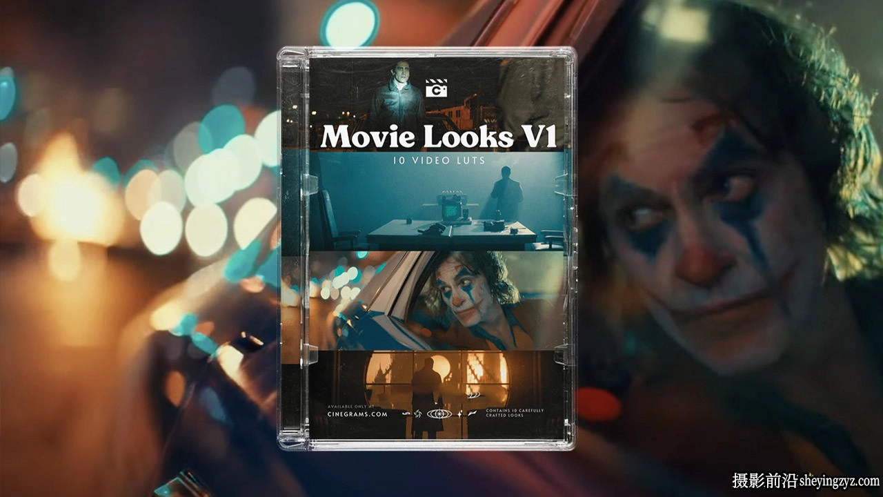 Cinegrams-10个标志性电影外观LUT预设第一季 Movie Looks V1 Video LUTs