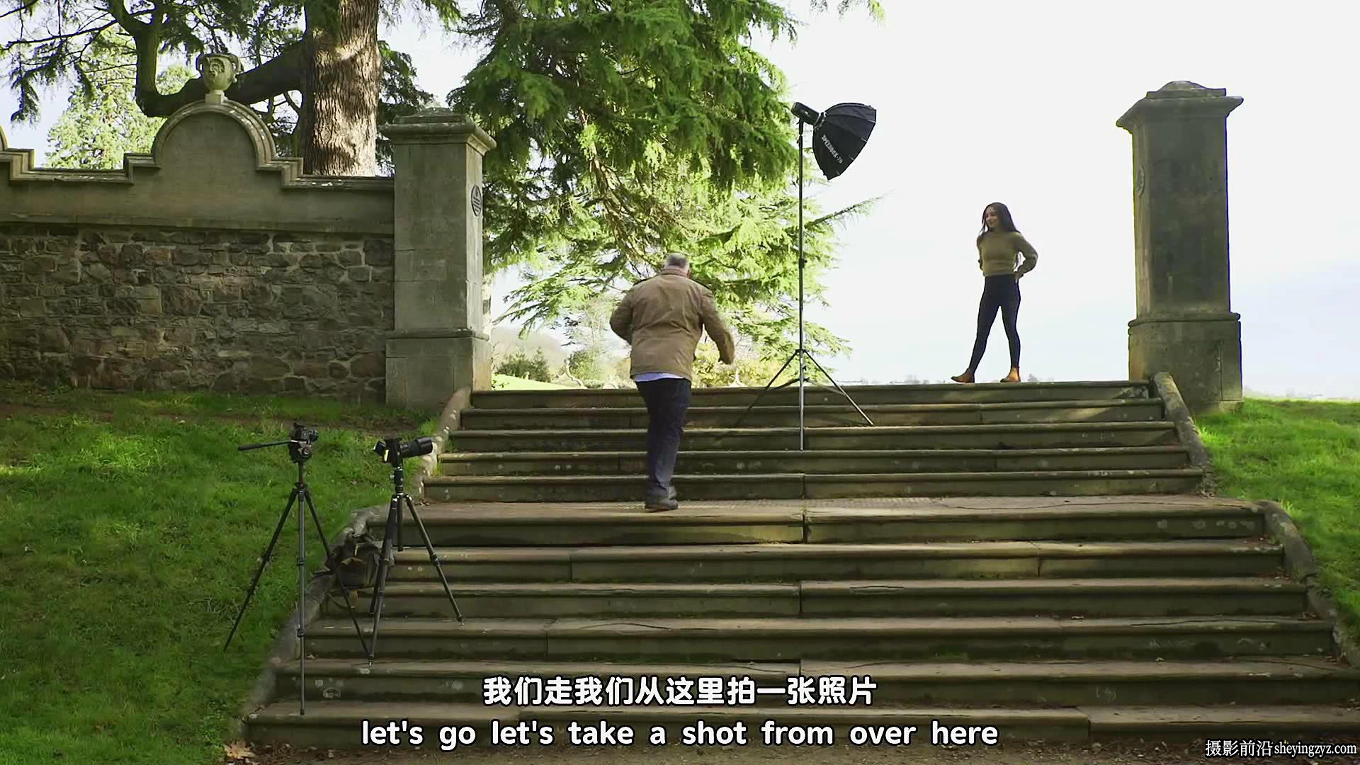 Damien Lovegrove 完整闪光灯时尚人像摄影布光教程-中英字幕