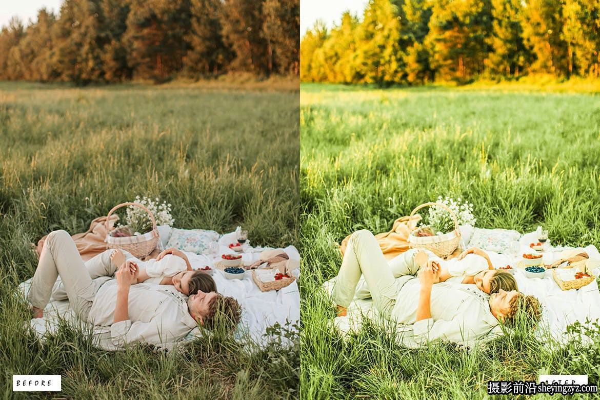 绿色调胶片人像后期调色Lightroom预设 Green Quartz Lightroom Presets