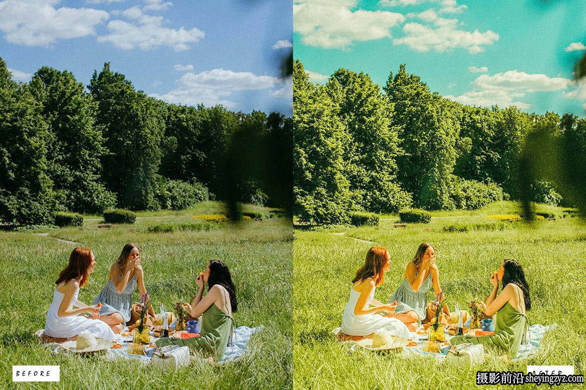 绿色调胶片人像后期调色Lightroom预设 Green Quartz Lightroom Presets