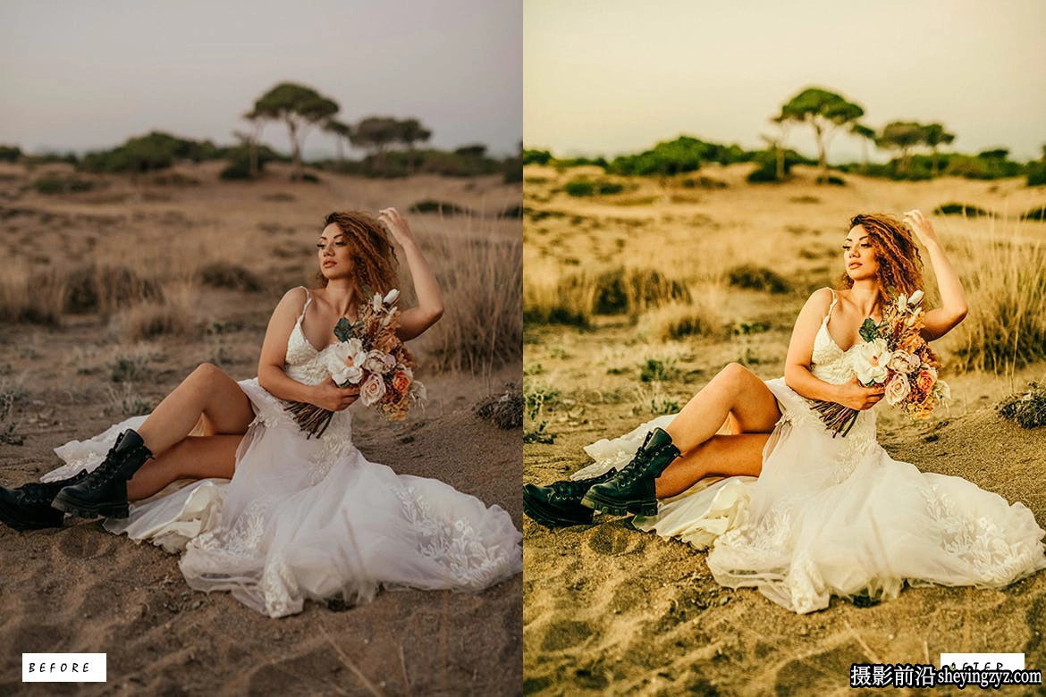 绿色调胶片人像后期调色Lightroom预设 Green Quartz Lightroom Presets