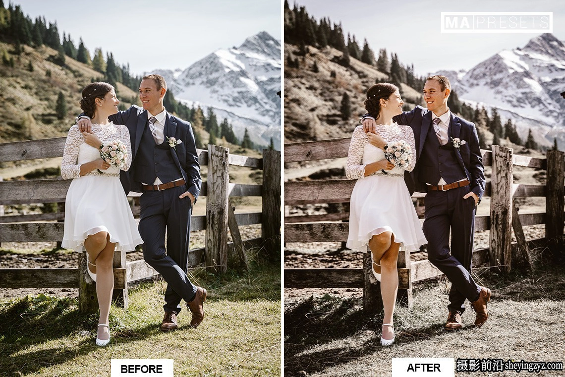 10个豪华乡村婚礼人像Lr预设 10 RUSTIC WEDDING Lightroom Presets
