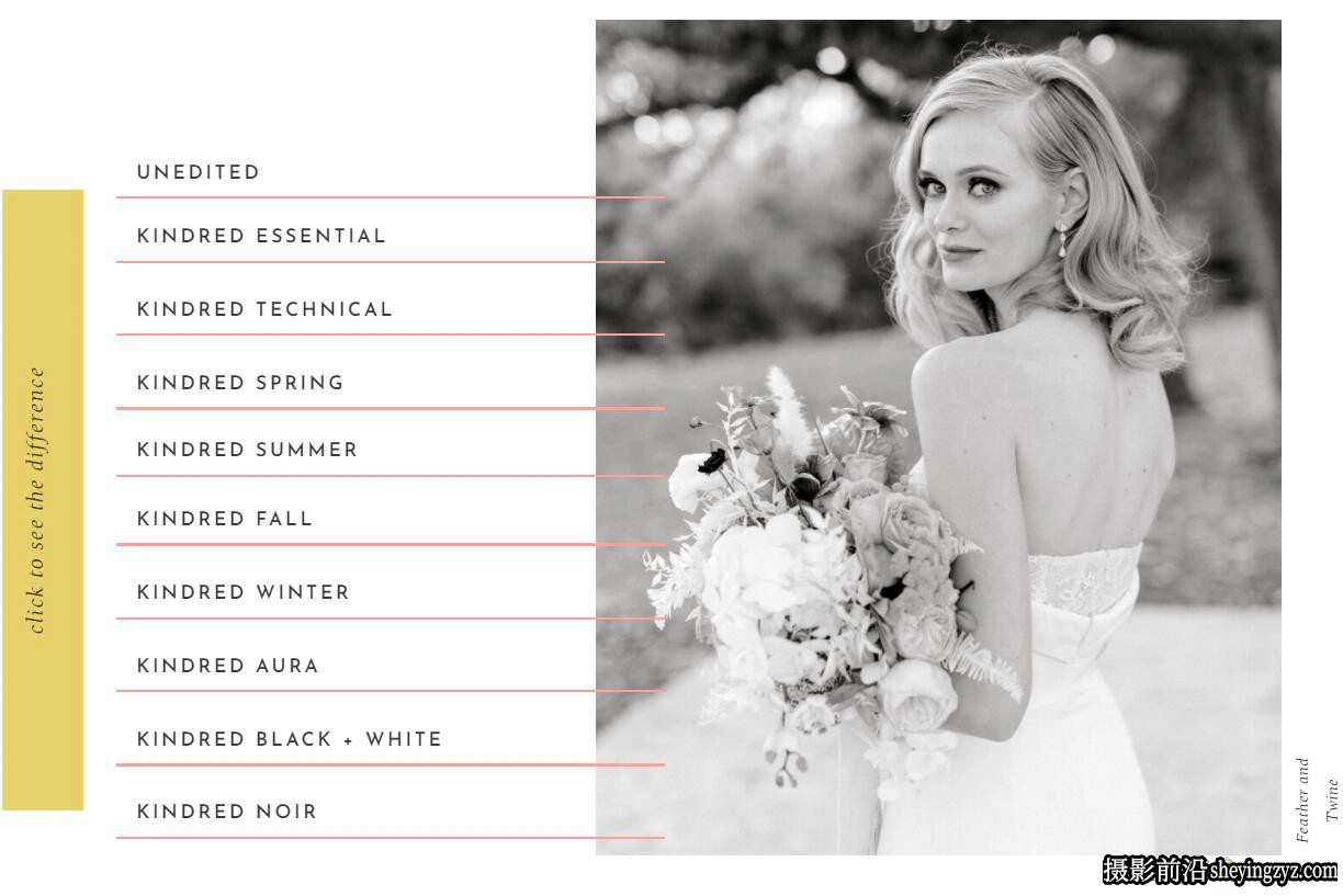 KINDRED -明亮通透夏季婚礼人像LR预设 Kindred – Summer Presets