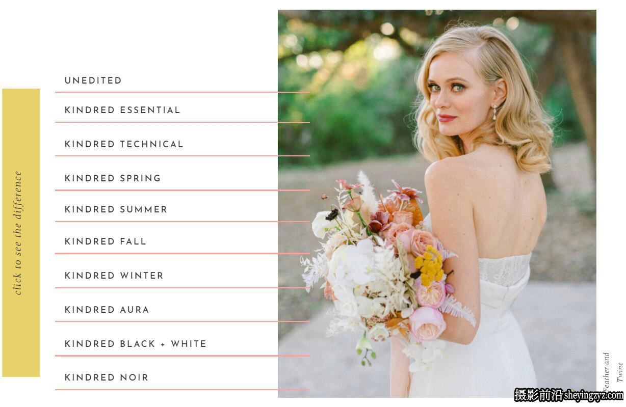 KINDRED -明亮通透夏季婚礼人像LR预设 Kindred – Summer Presets