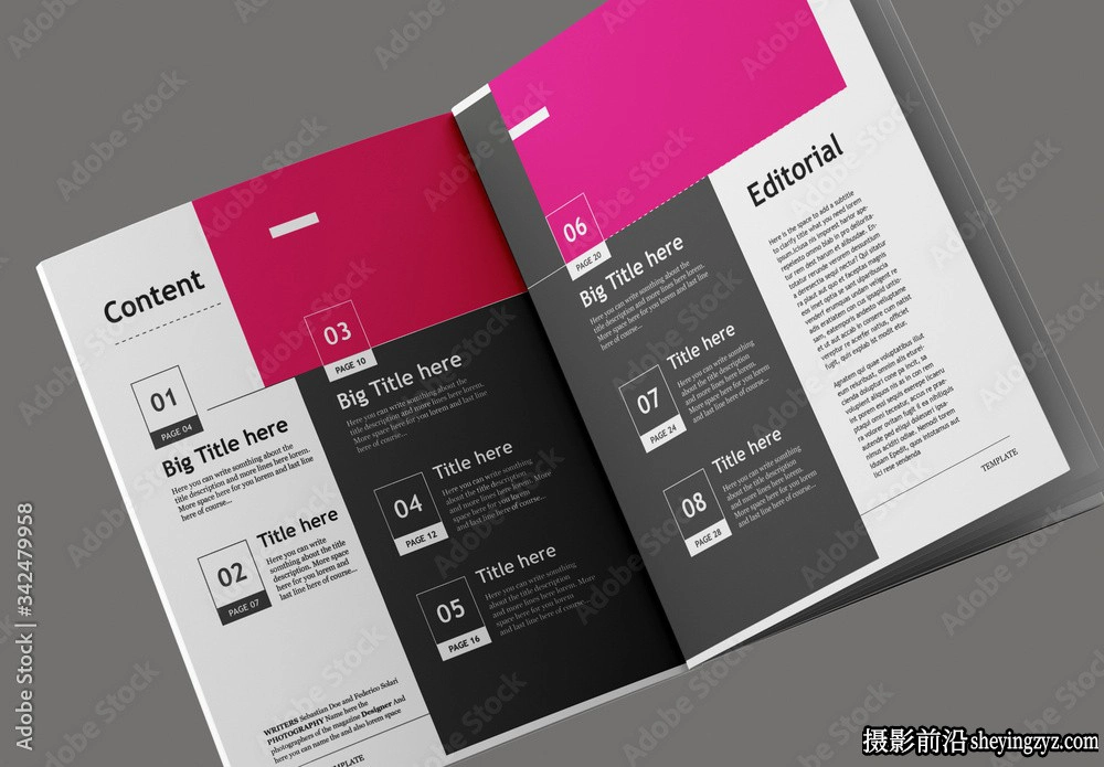 多用途杂志排版布局InDesign模板