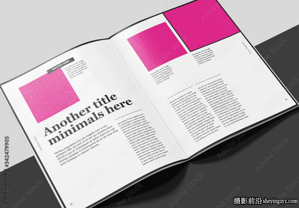多用途杂志排版布局InDesign模板