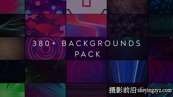 AE模板-380组循环背景动画素材 Backgrounds Pack