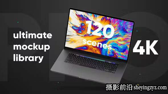 AE模板- 120组手机电脑平板展示动画模版 Ultimate Mockup Library 4K