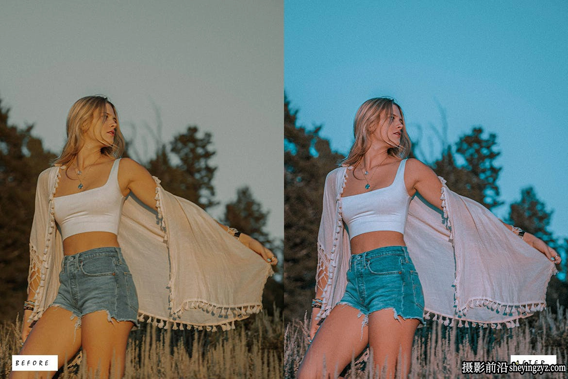 旅拍清新胶片人像后期调色LR预设Cozy Holiday Lightroom Presets