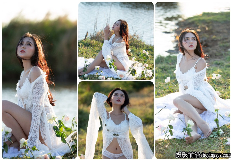户外清新私房写真美女人像RAW原图素材20张