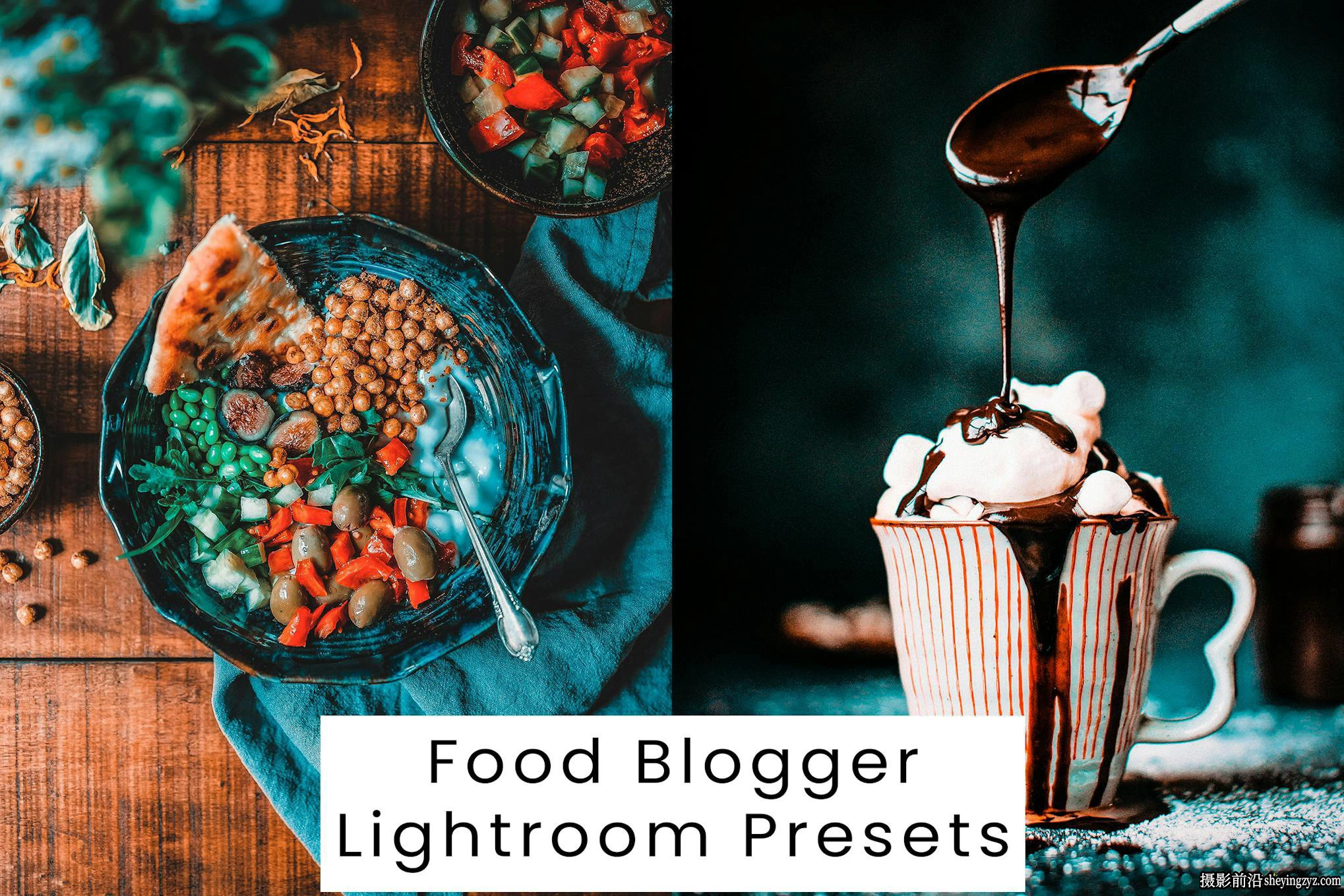 美食摄影后期调色Lightroom预设Food Blogger Lightroom Presets