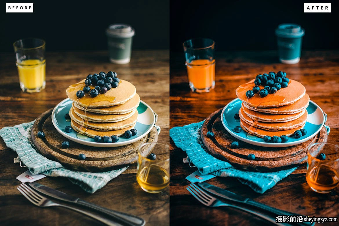 美食摄影后期调色Lightroom预设Food Blogger Lightroom Presets