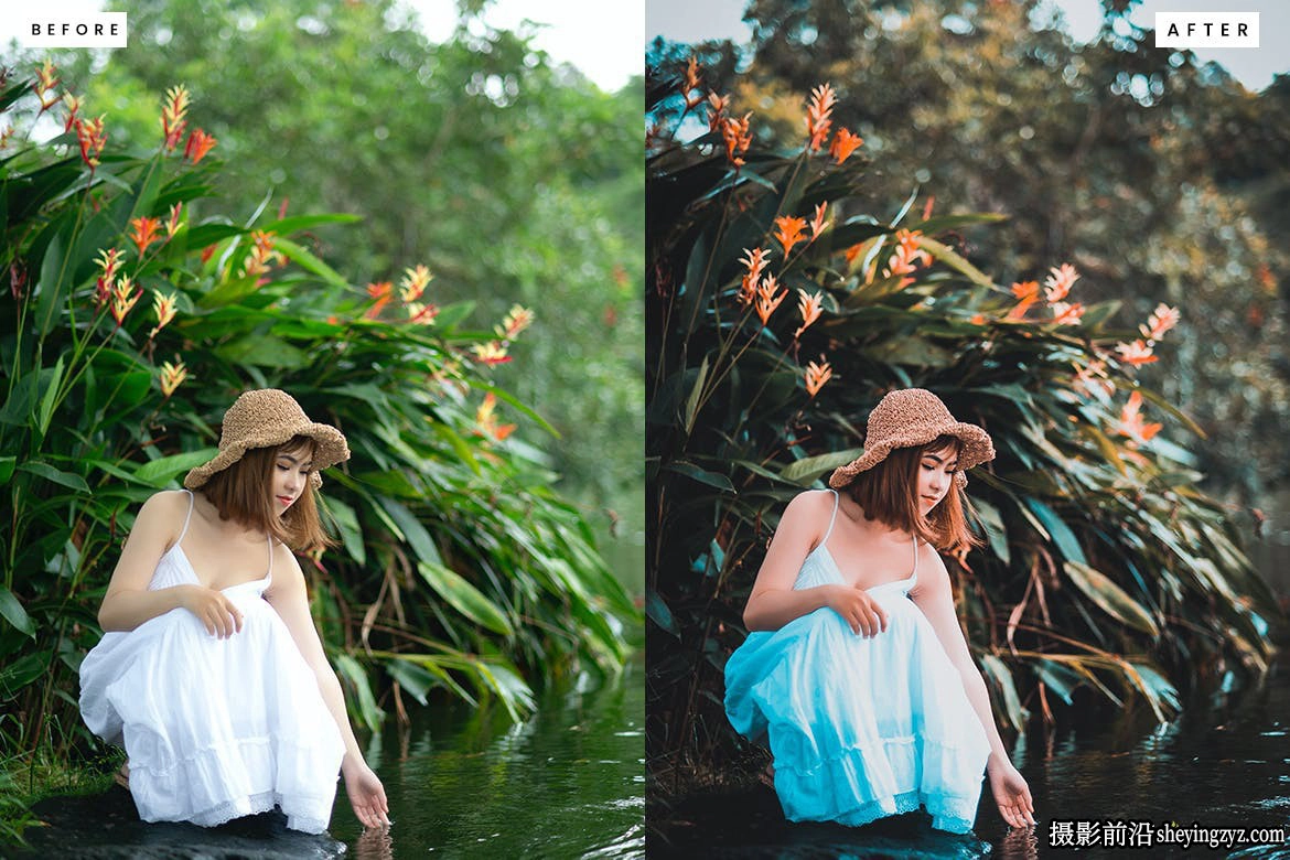 10种青橙色调情绪电影人像调色LR预设 Film Mood Lightroom Presets