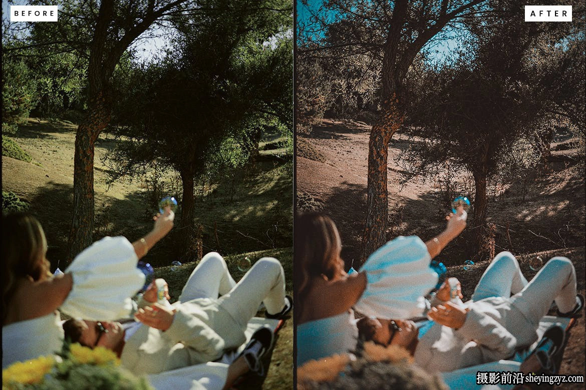 10种青橙色调情绪电影人像调色LR预设 Film Mood Lightroom Presets