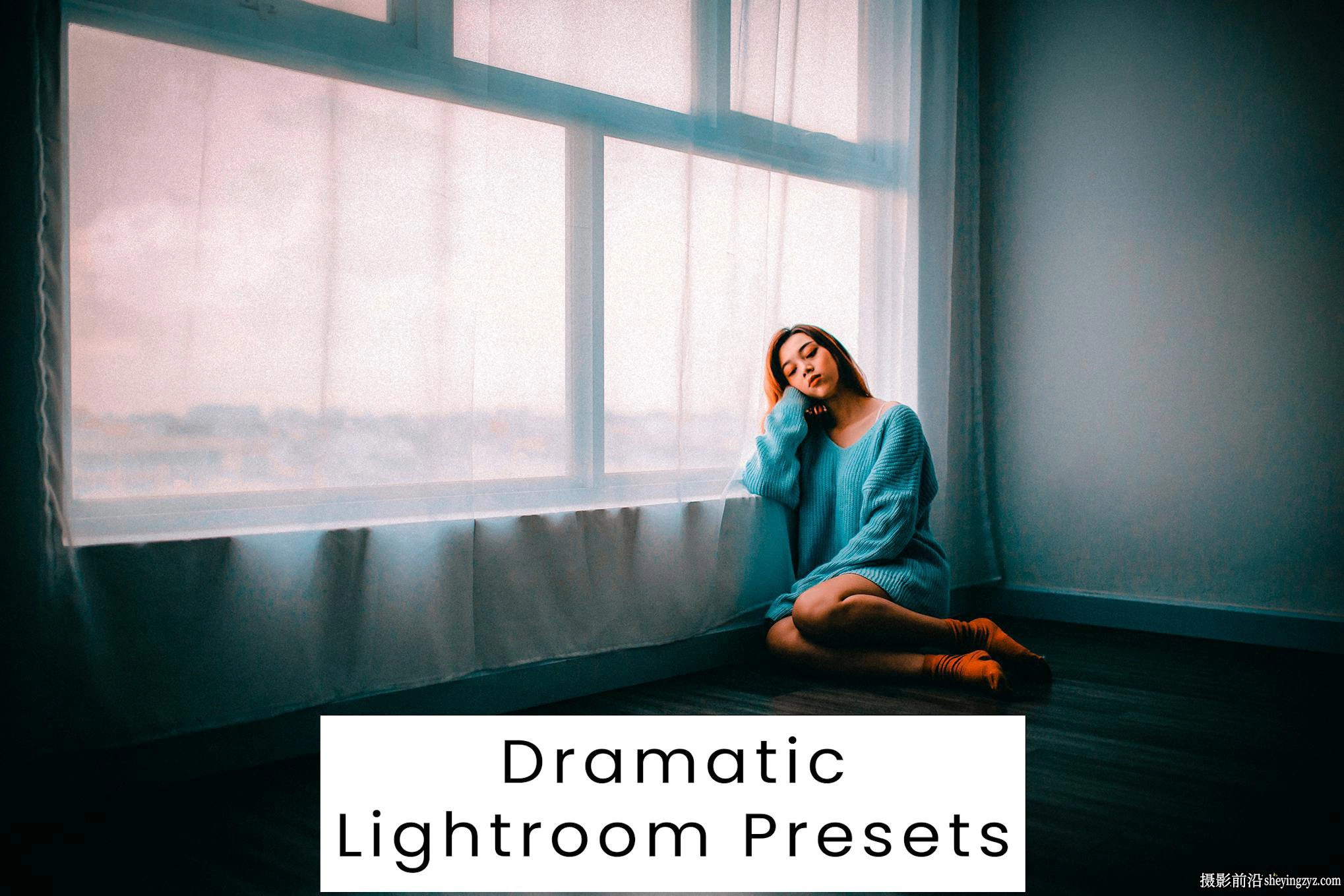 10种青橙色情绪人像调色Lightroom预设Dramatic Lightroom Presets