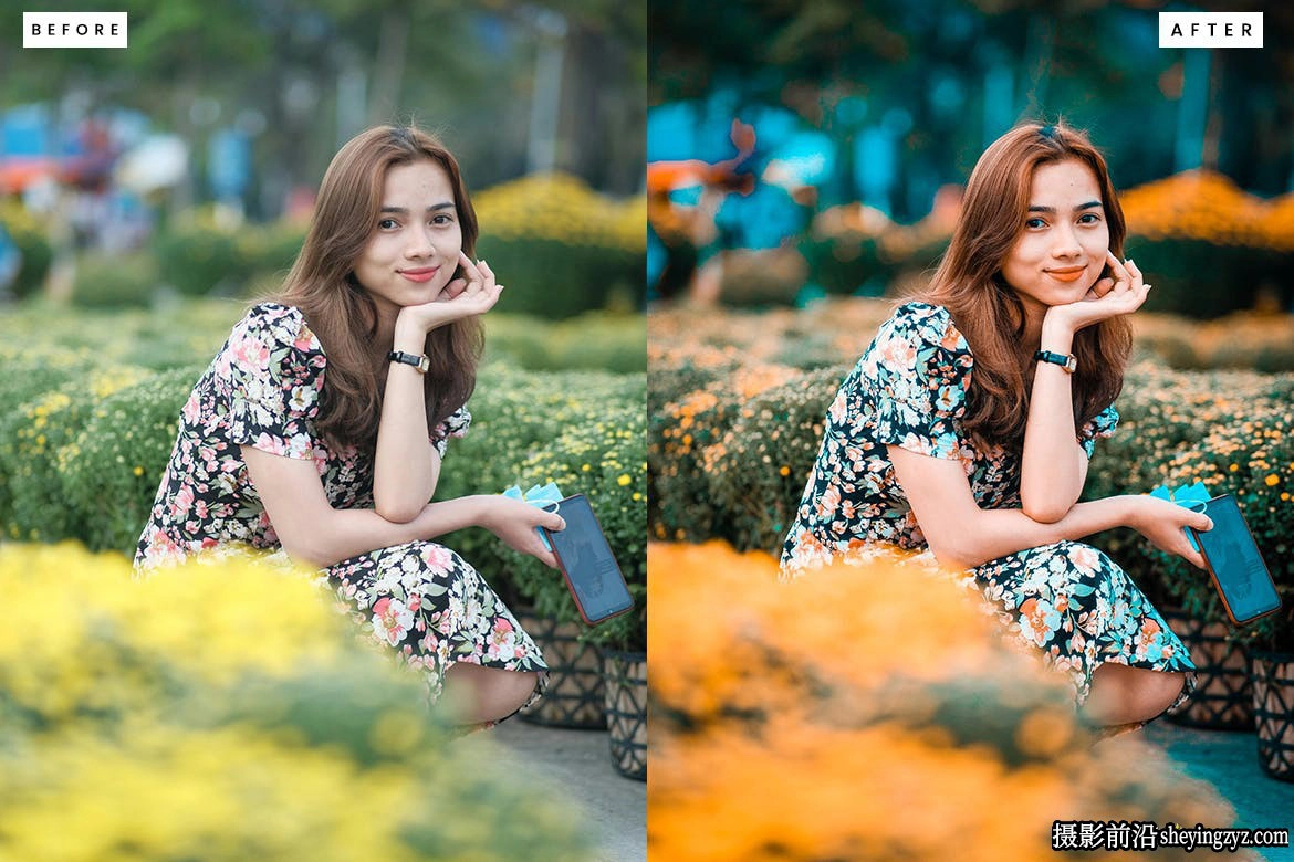 10种青橙色情绪人像调色Lightroom预设Dramatic Lightroom Presets