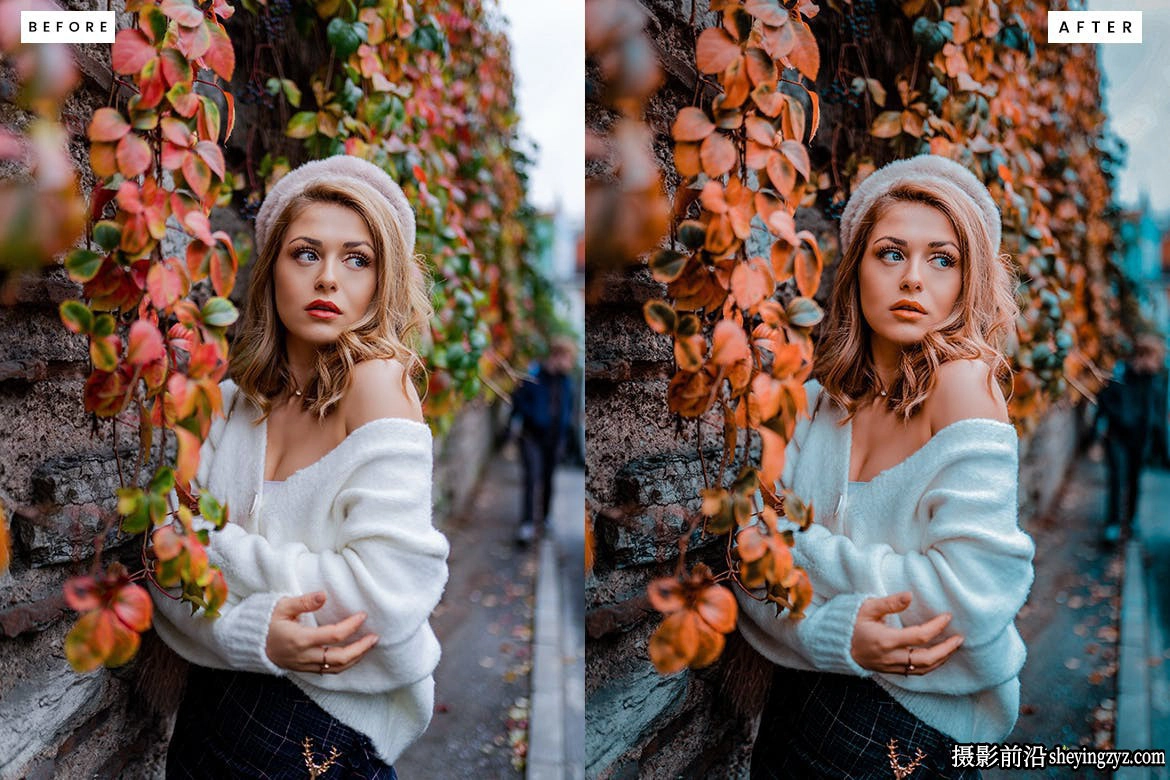 10种青橙色情绪人像调色Lightroom预设Dramatic Lightroom Presets