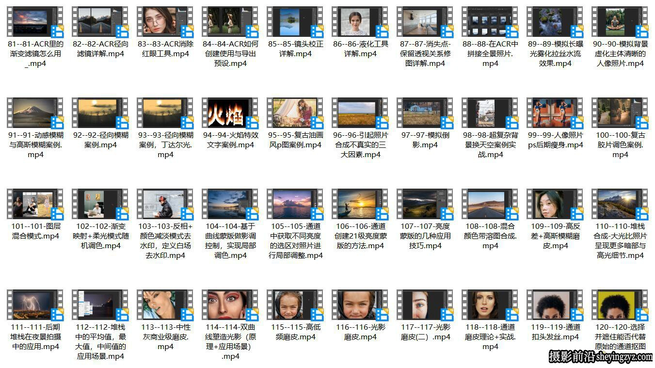 Photoshop 2021零基础入门教程到精通140课完整版视频教程