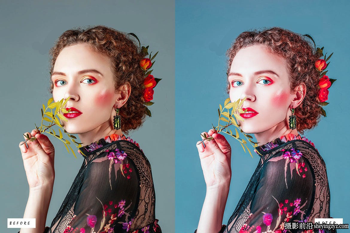 明亮紫色调胶片人像后期调色Lightroom预设 Brachyscome Nature Lightroom Presets